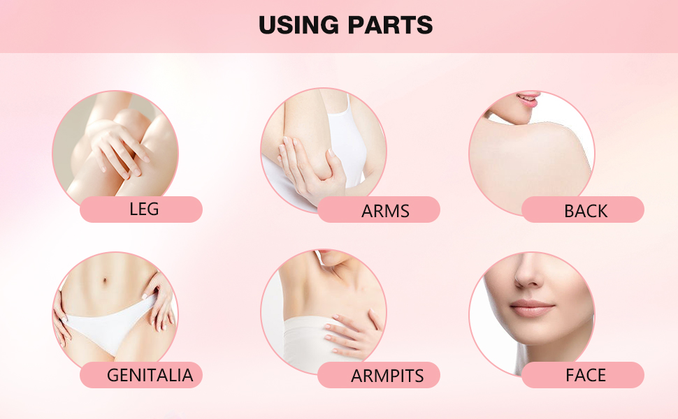 Hair Removal Foam Spray for Women and Men on Body Parts