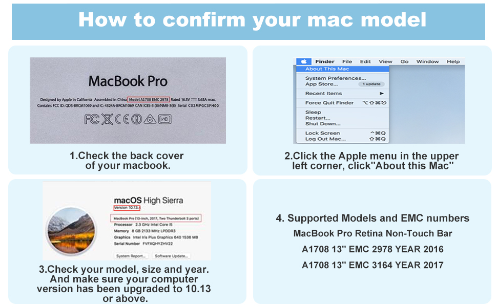 How to confirm your mac model