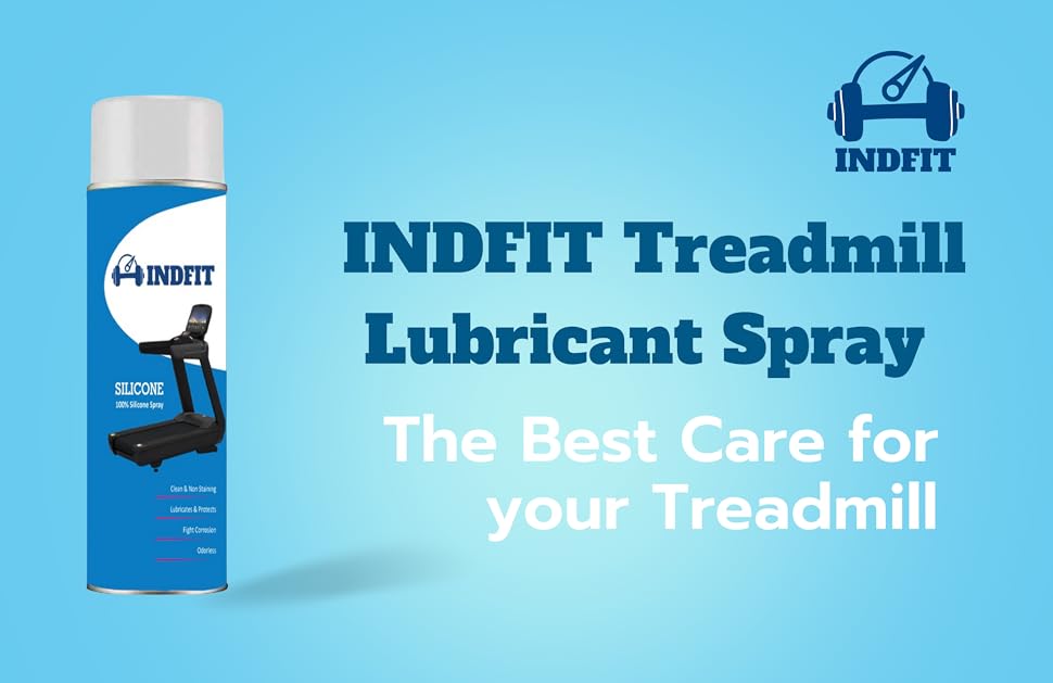 INDFIT® Treadmill Lubricant Spray 100 Silicone Oil for Treadmill