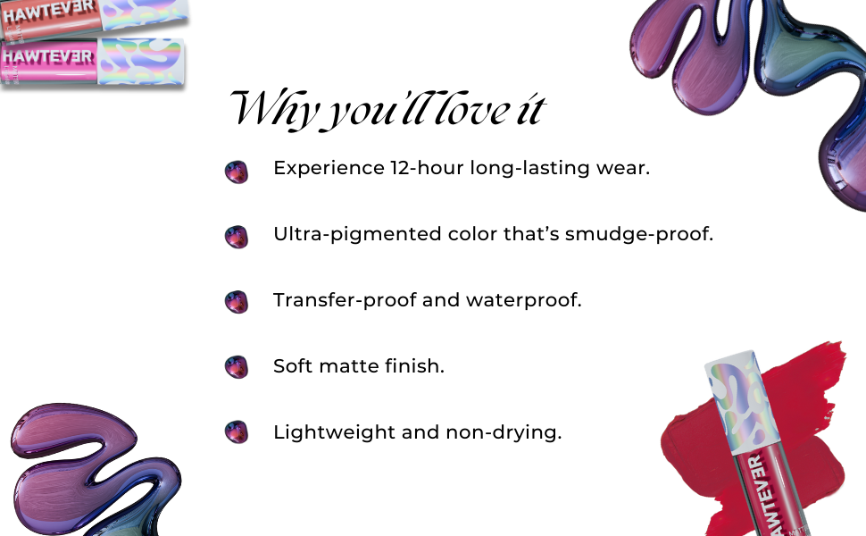 ITUS lipstick, hawtever lipstick, lipstick, matte lipstick