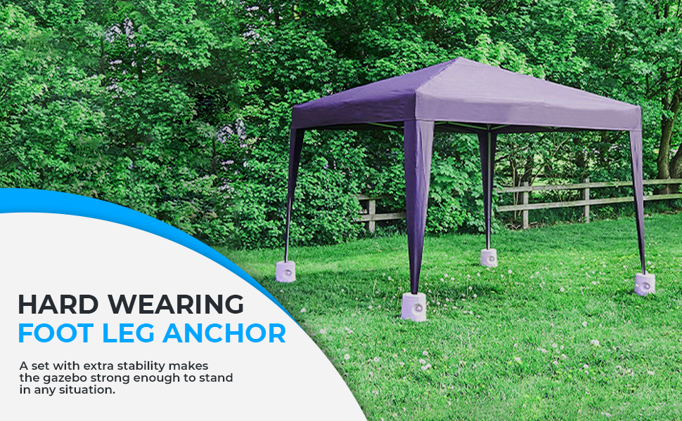 Garden Mile Gazebo Weights Set of 4 Gazebo Leg Weights Fill with