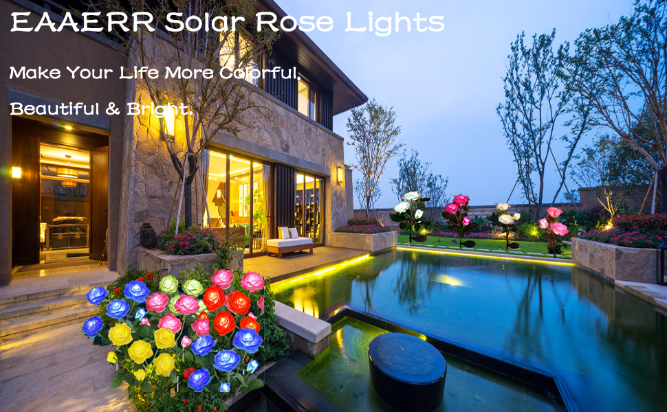 Rose Solarlichter