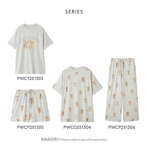 GELATO PIQUE ルームウェアセット　福袋　4点➕　※プードルtシャツ Amazon | ジェラートピケ レディース トイプードル柄ビッグT