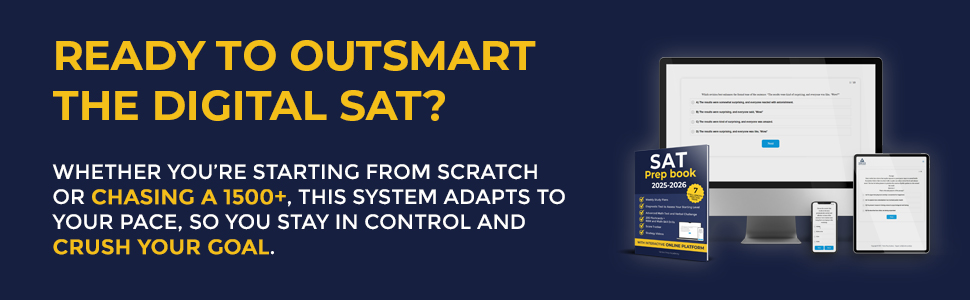 sat prep book 2025-2026 with practice tests