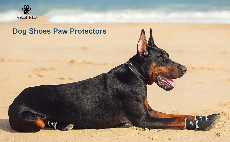 VALFRID Dog Shoes,Waterproof Dog Rain Boots for Winter