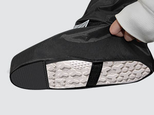 Unterseite des Schuhüberzugs