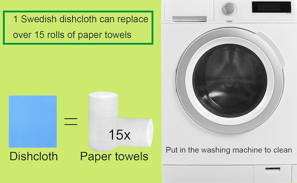 Swedish Dish Clothes for Kitchen Towels Cleaning Sponge Towels Kitchen Clothes Kitchen Towels