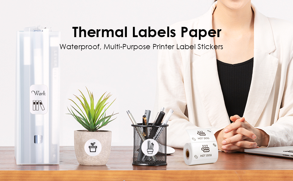 thermal label 2 rolls