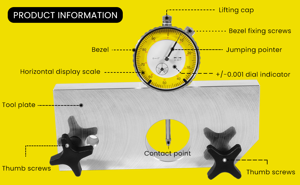 9015 Crank Runout Measuring Tool for Harley Davidson Twin
