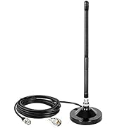 Bingfu CB Antenna 27MHz Magnetic Base CB Radio Antenna BNC & PL259 Male CB Antenna Compatible wit...