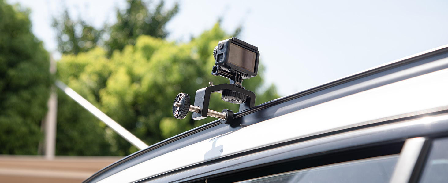 TARION C Clamp Stand Camera Desk Mount with Standard 1/4 Screw, Ball