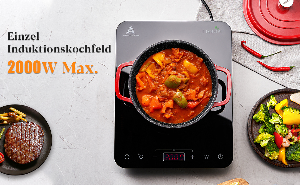 Induction Hob 2000 W Portable Single Hob Induction Hob Induction 10