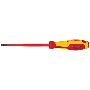 Slotted Screwdriver,1000V Insulated, 7/32&amp;#34; tip