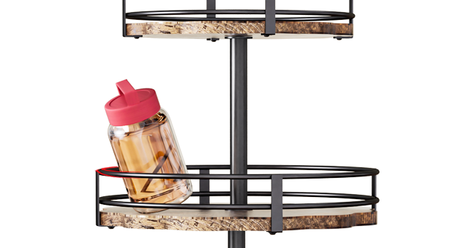 Heavy-Duty 3-Tier Lazy Susan Organizer