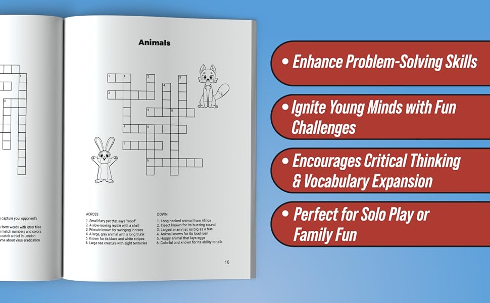 Clever Crossword Puzzles for Kids Ages 6 8: An Educational Crossword Clever Crossword Puzzles for Kids Ages 6 8: An Educational Crossword