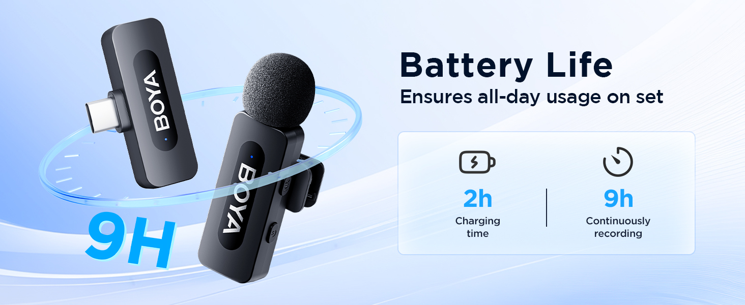 BY-V10 Mini Wireless Microphone