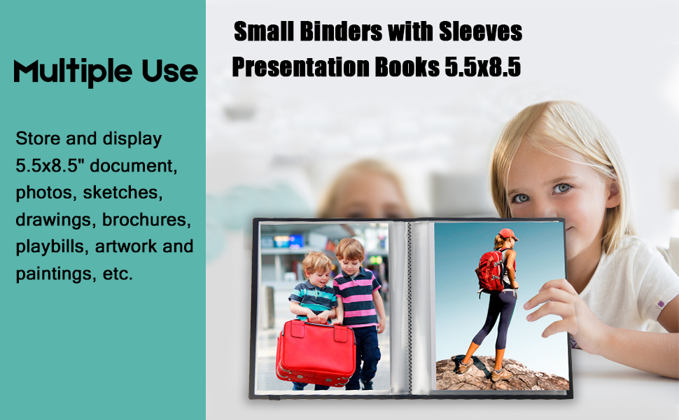 5.5x8.5 Small Binder with Sleeves, 5.5x8.5 Presentation