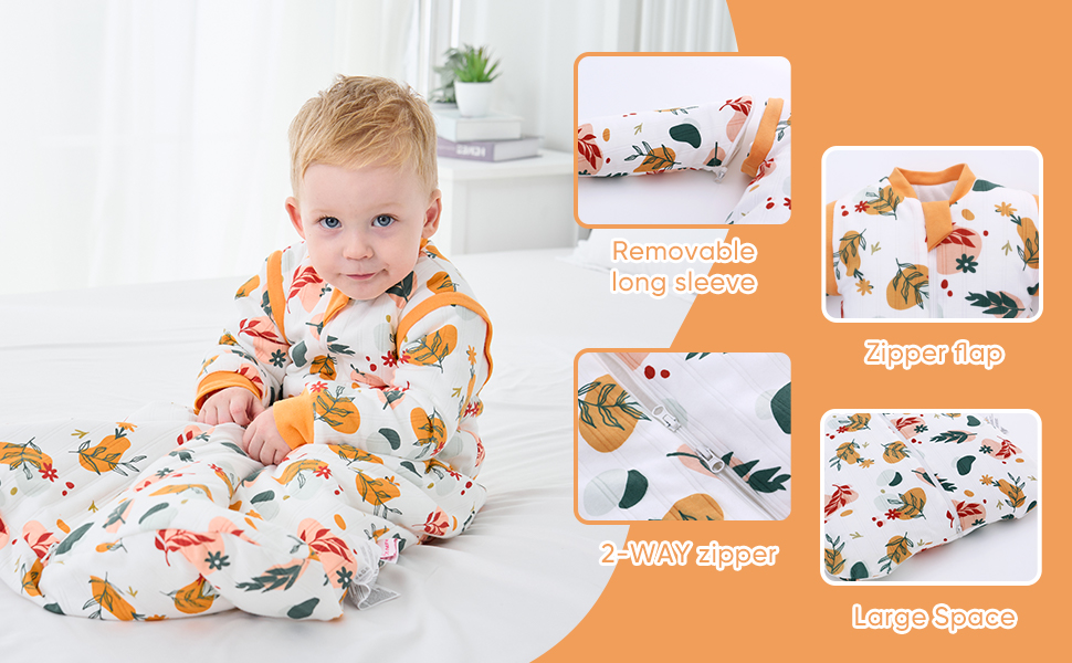 Baby Autumn Winter Long Sleeve Sleeping Bag