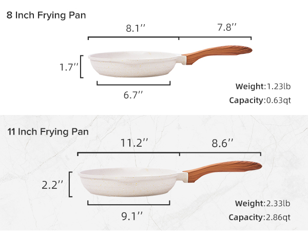 special made recipeモグワン JEETEE Pots and Pans Set Nonstick White Granite Induction