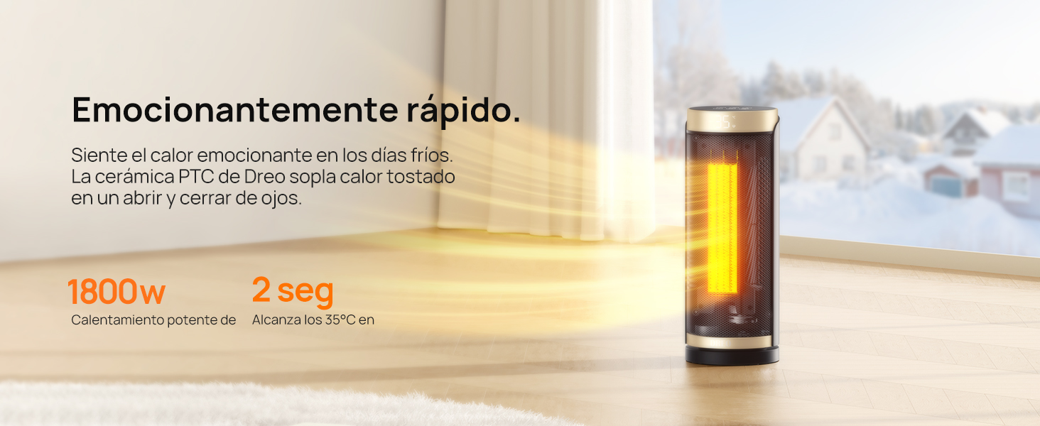 Dreo calentador eléctrico