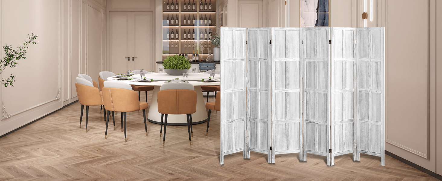 wood room divider