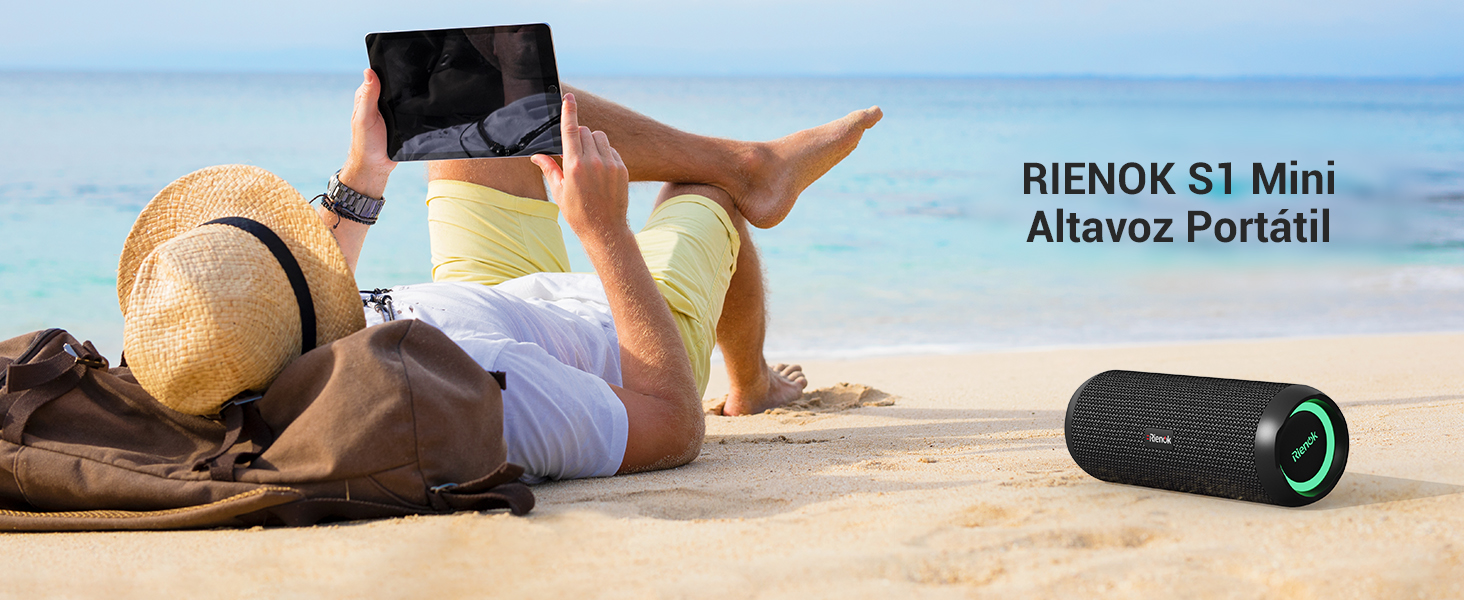 RIENOK S1 mini altavoz portatil