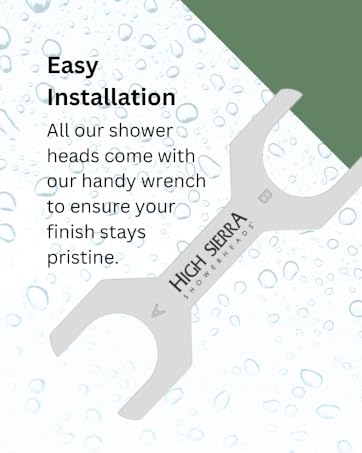 High Sierra Shower Heads - Easy Installation
