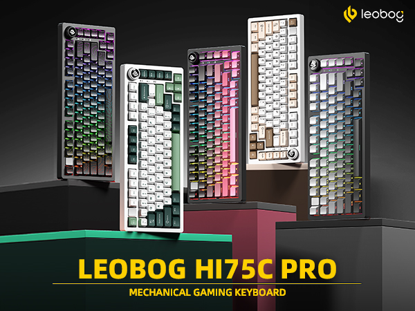 Leobog Hi75C PRO メカニカルキーボード Amazon.com: LEOBOG HI75C Pro Mechanical Wireless Keyboard