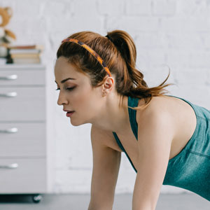 Unifarbene Haarbänder aus Kunststoff