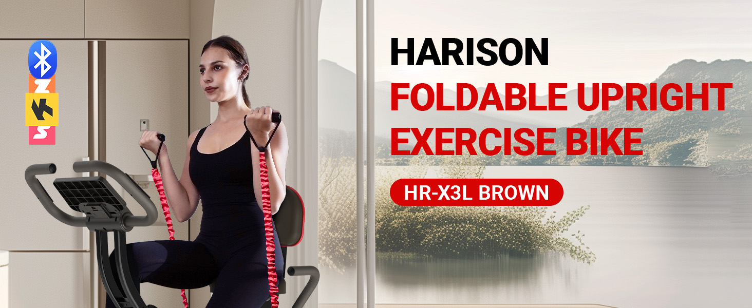 folding exercise bike