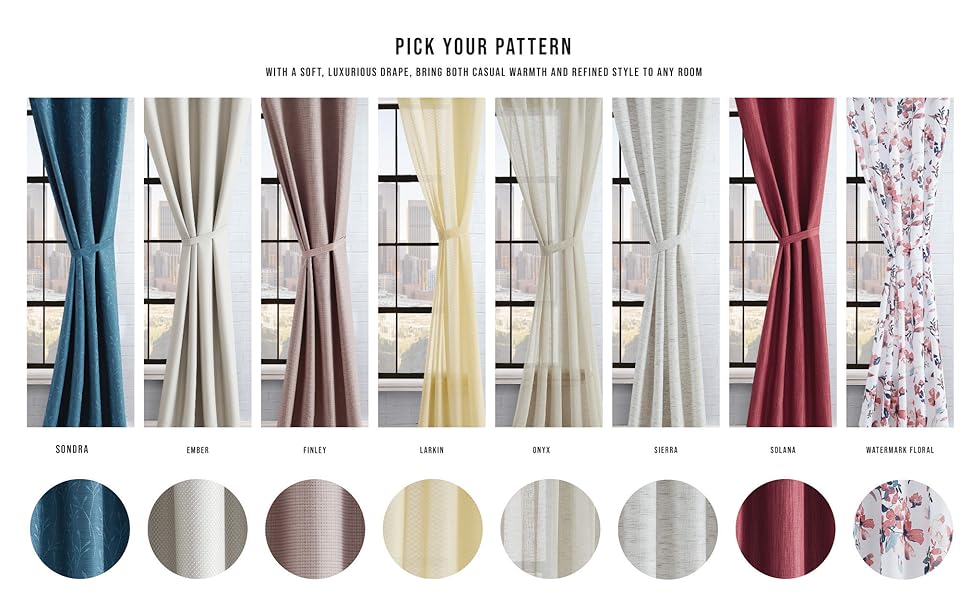 Eight different Patterns in several colors