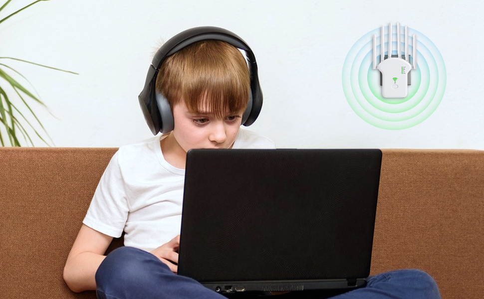 WiFi Extender, 2024 Fastest WiFi Booster 300Mbps WiFi