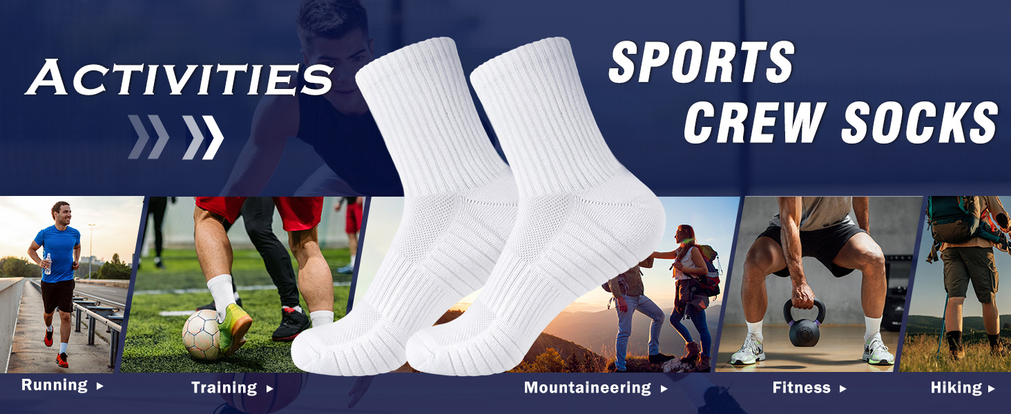 sport crew socks