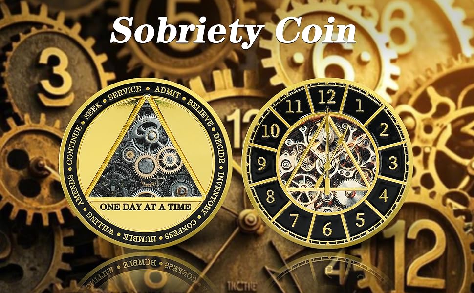 12 Steps Sobriety Coin