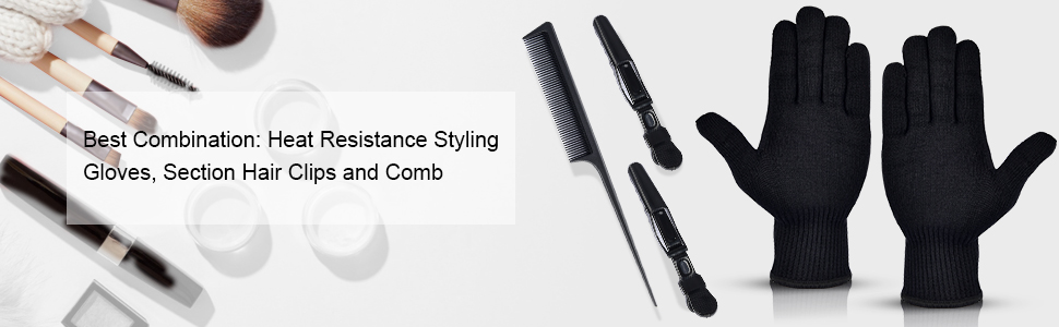 Heat Resistant Gloves for Hair Styling