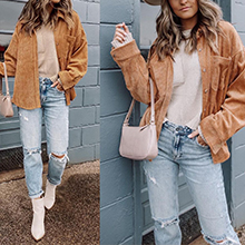 women corduroy jacket