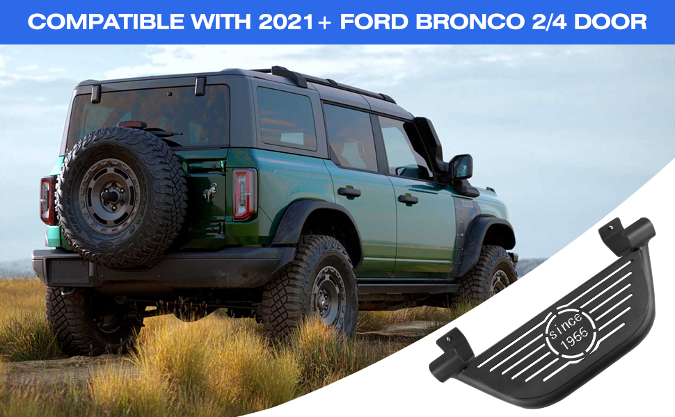 Side Steps for Ford Bronco 20212023 (Bronco with OEM Rock