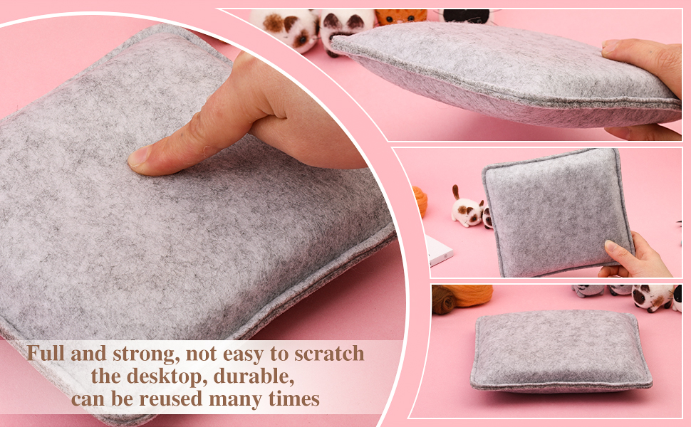 IMZAY Needle Felting Kit for Making 6 Cat Wool Felting Tools Set with