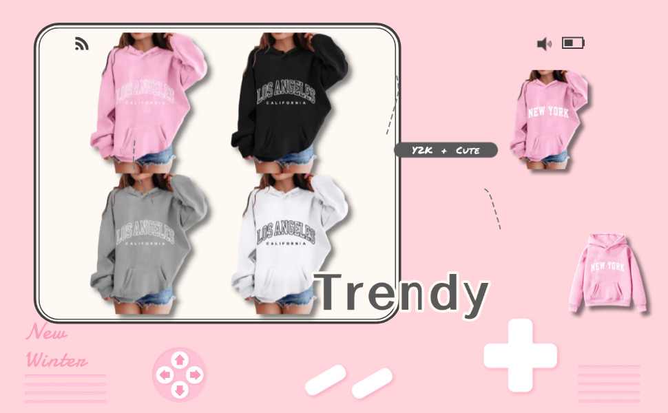 los angeles hoodies for teen girls