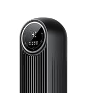 Dreo 20dB Leiser Standventilator, Turmventilator mit einer Geschwindigkeit von 7,6 m/s, 4 Geschwindigkeit...