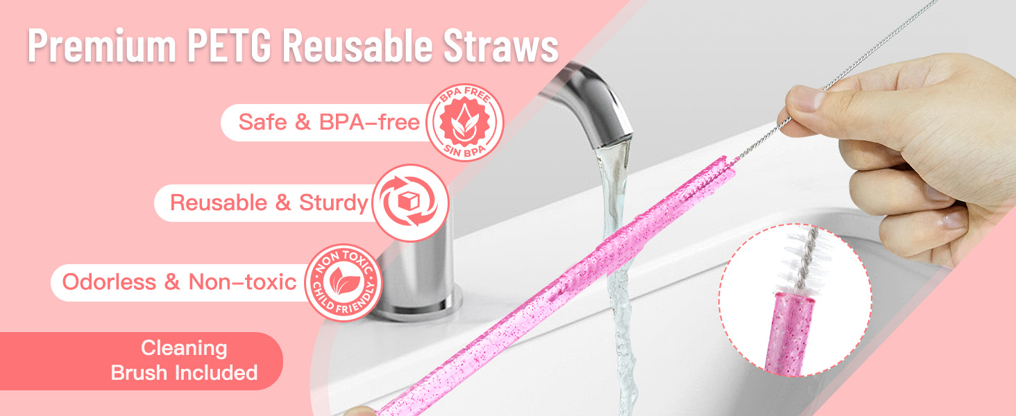 Replacement Straws Compatible with Stanley