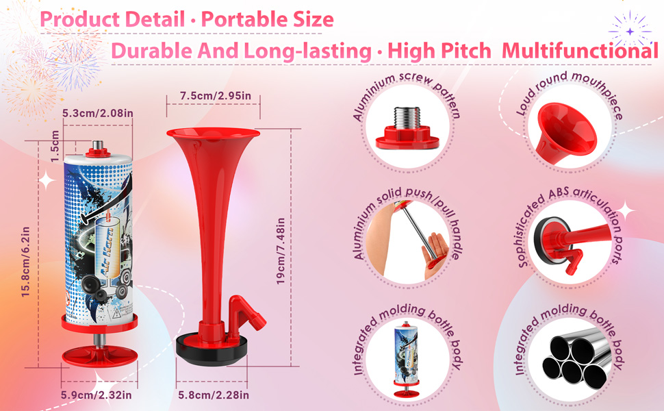 noise makers airhorns horn loud fog horn air horn air horns for safety for wild animals bear alarm