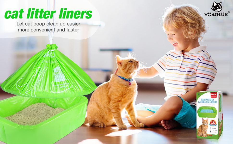 Jumbo Cat Litter Box Liners ExtraThick 2MIL Heavy Duty Cat