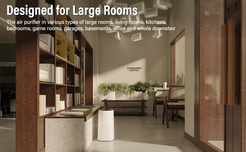 Hepa Air Purifiers for Home Large Room 1500/1200 Sq.Ft