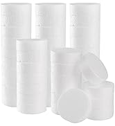ZOOFOX 48 Pack Foam Circles for Crafts, 3 Inch Polystyrene Foam Discs, Round Craft Foam for DIY A...
