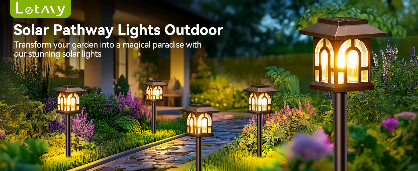 solar pathway lights outdoor