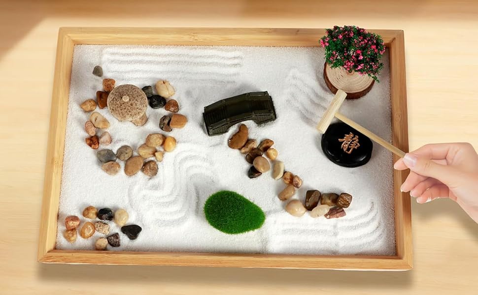 Amazon.co.jp: 枯山水 ミニチュア ミニ禅庭 ミニ禅ガーデン 日本