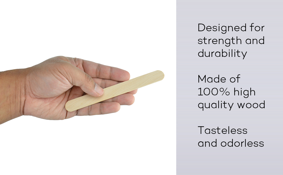 Dealmed 6” Senior Tongue Depressors 500 NonSterile Wood