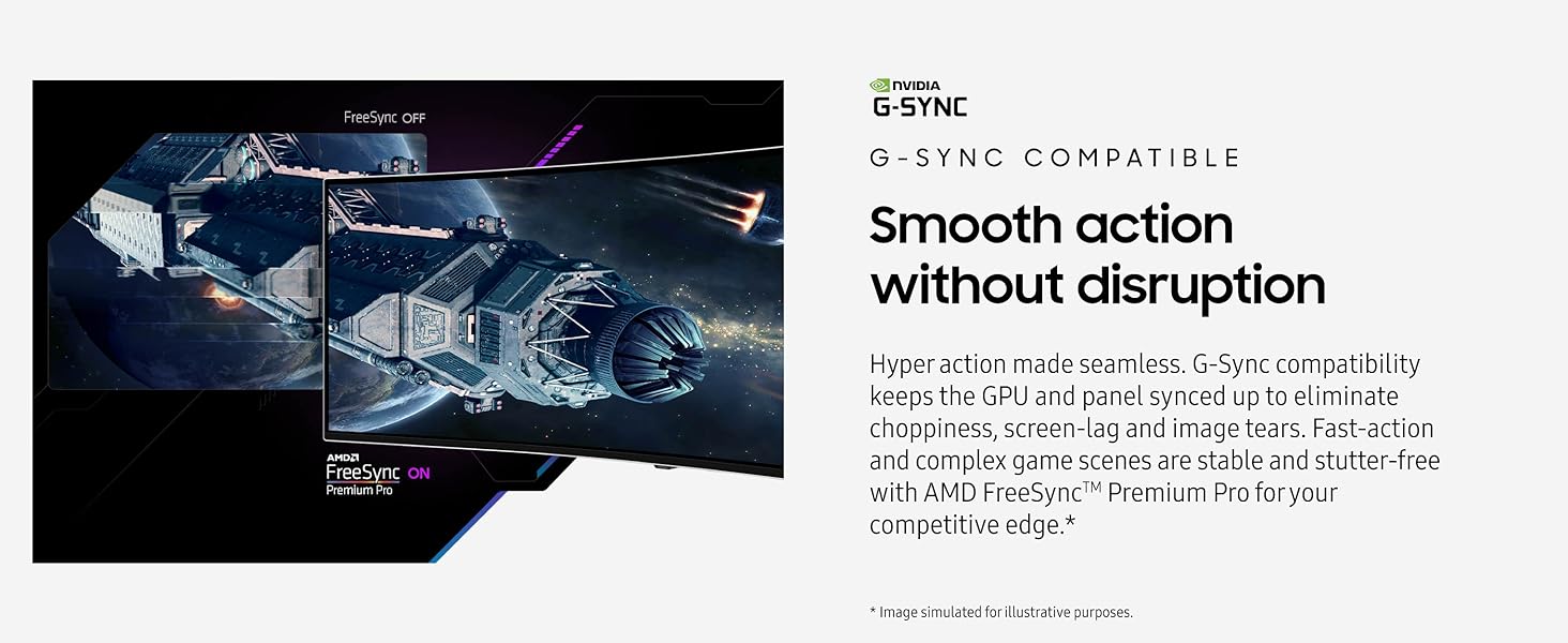 Samsung 49 inch Odyssey OLED G93SC Curved Gaming Monitor