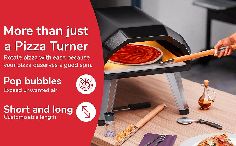 Senwosa® 32” Aluminum Pizza Turner for Pizza Oven & Bubble